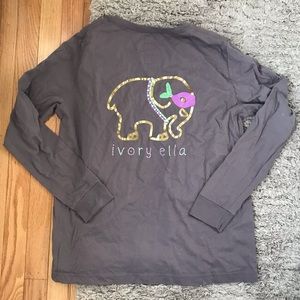 Ivory Ella Long Sleeve Top